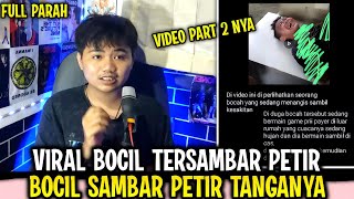 BOCIL TERSAMBAR PETIR SAAT MAIN HP VIRAL BOCIL TERSAMBAR PETIR [upl. by Hpseoj192]