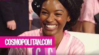 What Victorias Secret Models REALLY Eat  Cosmopolitan [upl. by Frear492]