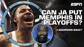 Can Ja Morant lead the Grizzlies back to the playoffs 👀 HELL NAH 😳  Kendrick Perkins  NBA Today [upl. by Letitia459]