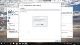 Spybot  Installing New License Key [upl. by Alyson]