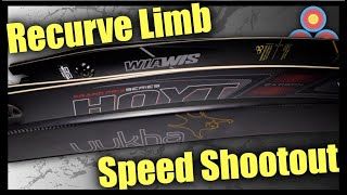 Recurve Limb Speed Shootout  Hoyt Uukha WinampWin  Which Is Faster [upl. by Eyram]