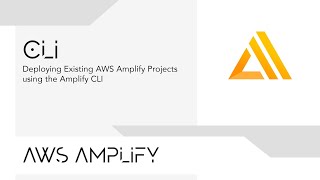 Deploying Existing AWS Amplify Projects using the Amplify CLI [upl. by Squier233]