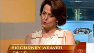 Sigourney Weaver Talks WallE [upl. by Solakcin]