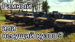 РАМНЫЙ ИЛИ НЕСУЩИЙ КУЗОВ Бензин или дизель [upl. by Seema]