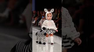 cute zebra fashion Cute Baby fashion show cute babyfashion aibaby baby frog fruit crochet [upl. by Allemahs]