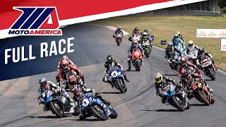 MotoAmerica Medallia Superbike Race 1 at Brainerd 2023 [upl. by Nauqe311]