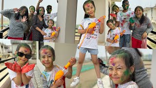 Aanie ko HOLI Special 🥰 ko ko bhetbhayo 😱 HOLI Vlog PART 1  Hamro Sansar [upl. by Adelind]