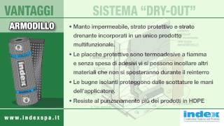 ARMODILLO  INDEX SpA  IMPERMEABILIZZARE DRENARE E PROTEGGERE I MURI CONTROTERRA [upl. by Rossner]