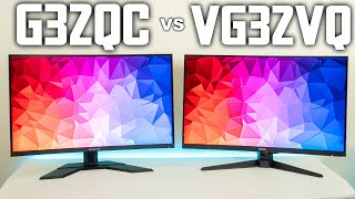 Gigabyte G32QC vs Asus Tuf Gaming VG32VQ1B [upl. by Enelyaj]