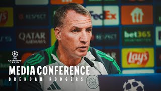 Full Celtic Media Conference  Celtic Manager Brendan Rodgers ahead of DortmundCeltic [upl. by Aisek]