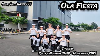 Ola Fiesta Line Dance  Stars Line Dance PTC  ChoreoRiezka Novalia INA  November 2024 [upl. by Langbehn]