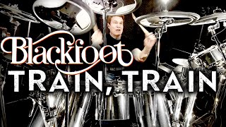 Blackfoot – Train Train Drum Cover [upl. by Aleece]