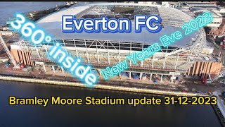 Bramley Moore Everton New Stadium update 31122023 [upl. by Mikihisa]