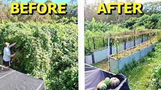 AMAZING Overgrown Garden Bed RESCUE [upl. by Lu429]