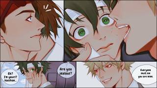 Bakudeku  Kacchan’s Silent Jealousy Deku Can’t Stop Laughing 💚🔥 English Comic Dub [upl. by Cly]