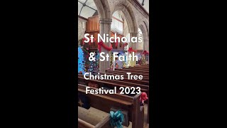 Christmas Tree Festival 2023 from St Nicholas and St Faith Saltash [upl. by Rozek]