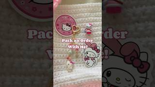 Pack A Hello Kitty Keychain With Me smallbusiness beadedjewelry [upl. by Zindman]