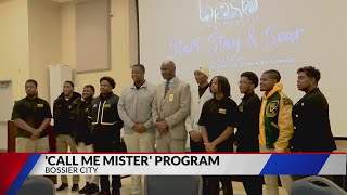 Bossier Parish Schools first Aspiring Misters Program [upl. by Fernandez]