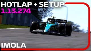 F1 23 IMOLA Hotlap  Setup 113274 89 th Worldwide Ranking 💪 [upl. by Martijn]