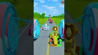 😱Wild Cars 🚗amp🤪Crazy Rides Speeding Toward Bollard 🧊Pepsi and the Massive Chain⛓️  BeamNGdrive [upl. by Waldemar]