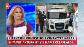 Himmet Aktürk 81 yıl hapis cezası aldı Müge Anlı İle Tatlı Sert 09 Mart 2017  atv [upl. by Eggleston]