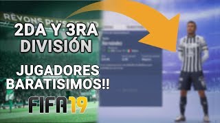 JUGADORES BARATOS para SEGUNDA y TERCERA DIVISIÓN en FIFA 19 Modo Carrera  Joyas BARATISIMAS [upl. by Lamdin873]