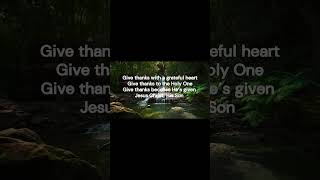 Give Thanks  Christian Song  English Lyrics [upl. by Ahsineg]