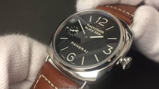 Panerai Radiomir Black Seal  Ref PAM00183  PAM183  Handaufzug  Manual Winding  Kaliber B99501 [upl. by Kissie]