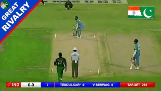 Greatest rivalry India V Pakistan highlights  What a fantastic match [upl. by Aleirbag]