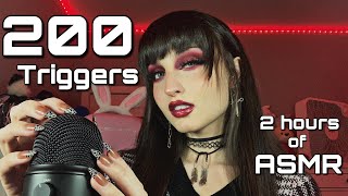 ASMR  200 Fast amp Aggressive Triggers  Mouth Sounds Visualizations Hand Sounds [upl. by Rauch]