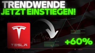 Sehen wir JETZT den KURSAUSBRUCH bei der TESLA AKTIE  Unsere Kurs Prognose [upl. by Esorrebma]