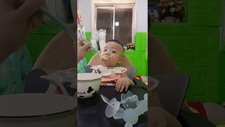 Baby Weaning weaning baby funny cute shorts [upl. by Kilan]