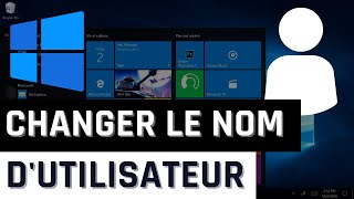 Comment changer le nom dutilisateur sous Windows 10 4 Méthodes [upl. by Tudor]