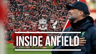 Emotional Anfield Scenes in FA Cup GoalFest  Liverpool 52 Norwich  Inside Anfield [upl. by Asilegna]