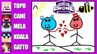 INDOVINA IL DISEGNO DEI TUOI AMICI SU GARTIC PHONE [upl. by Sallee]