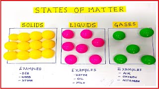 states of matter science project model making using balls and cardboard  color paper  DIY pandit [upl. by Yelad]