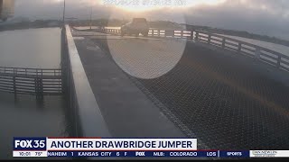 Police Video catches drawbridge jump in Daytona Beach [upl. by Lrad]