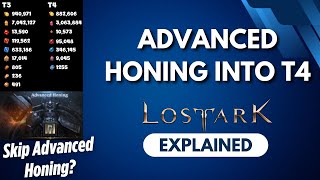 Lost Ark Explained Advanced Honing Into T4 [upl. by Rafferty]