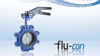 Disassembly and assembly of Butterfly valve [upl. by Itsuj]