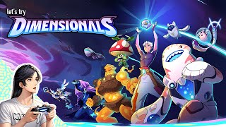 Lets Try Dimensionals  BEAUTIFUL Roguelike RPG [upl. by Norrat]