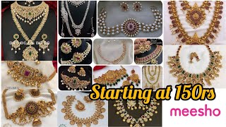 పండగ స్పెషల్  Meesho Jewellery Haul Telugu Huge Meesho jewllery collection jewellerymeesho yt [upl. by Duile228]