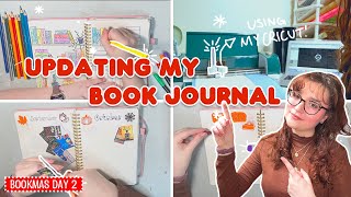 Updating My Book Journal🎅✍️✨ Ep9  BOOKMAS Day 2 📖🎄 [upl. by Anilorac8]