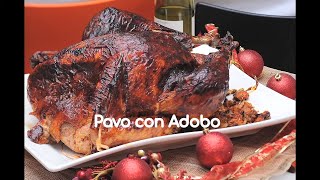 Pavo cocido al vapor y horneado con adobo [upl. by Natascha]