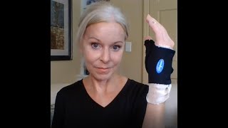 Post op week 5 after thumb CMC joint arthroplasty and tendon transferPLUS a life hack [upl. by Llebana]