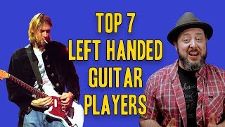 Top 7 Left Handed Guitar Players  Marty Schwartz [upl. by Logan]