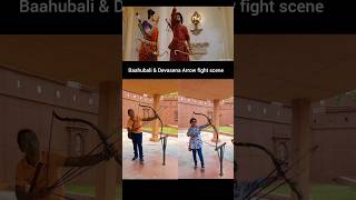 Baahubali amp Devasana Arrow Fight scene 2024Manibandham bahirmukham bahubaliset ramojifilmcity [upl. by Klayman]