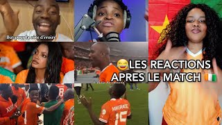 ⚽️🥳🇨🇮LES REACTIONS APRÈS LA QUALIFICATION DES IVOIRIENS EN FINALECAN 2024 [upl. by Quirita48]