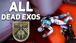 All 9 Dead Exo Locations  Destiny 2 Beyond Light Splintered Title amp Lament Quest Guide [upl. by Sokram977]