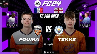 FOUMA VS TEKKZ  FC Pro Open 24 Match Week 4  Group D [upl. by Nahtahoj]