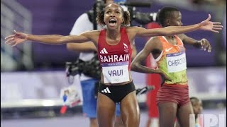 Winfred Yavi wins 3000m Women Steeplechase Final Uganda celebrates Perutth Chemutais Silver medal [upl. by Aniz306]